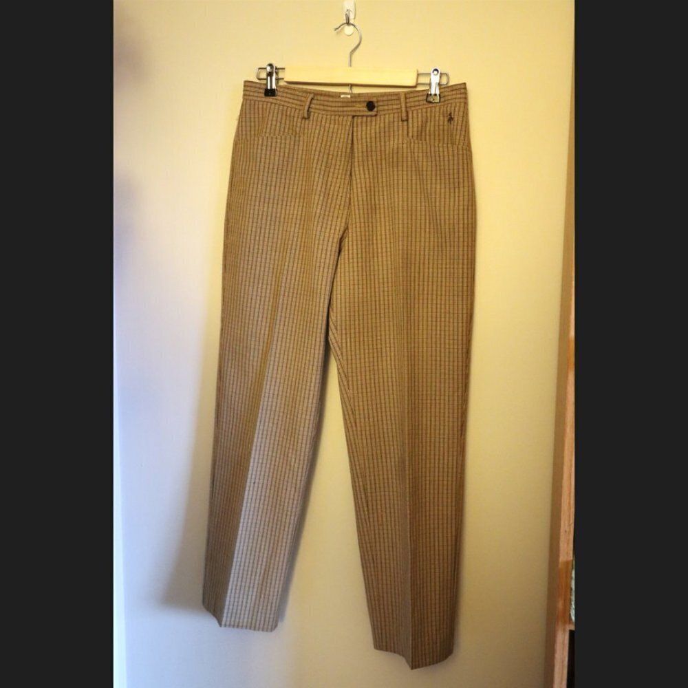 Green Lamb Vintage Plaid Golf Pants, Size 6 from UK
